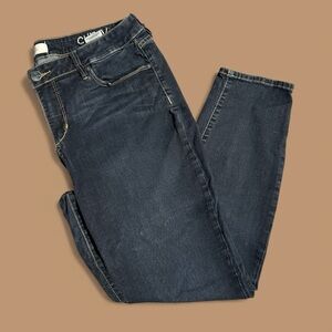 SLINK  Midnight Blue Skinny Jeans Super Stretchy Size 18